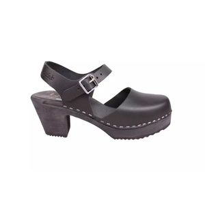 SOLD Lotta From Stockholm Black clogs